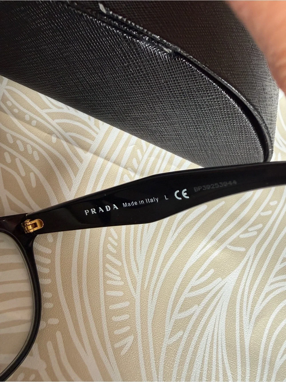 Prada Black Cat Eye Eyeglass Frames w/ Case